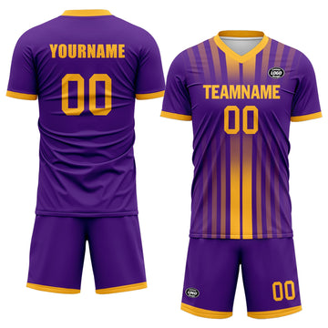 Custom Purple Yellow Soccer Sets Jersey Personalized SCJ101-D020131-4