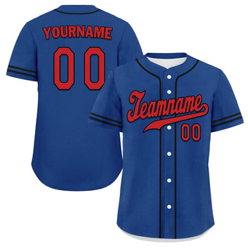 Custom Blue Classic Style Red Personalized Authentic Baseball Jersey UN002-bd0b00d8-a0