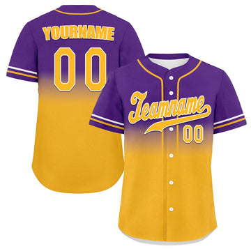 Custom Purple Yellow Fade Fashion Personalized Authentic Baseball Jersey UN002-bd0b007b-8