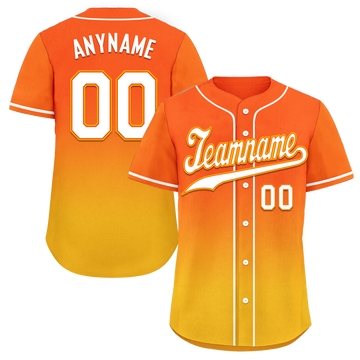 Custom Yellow Orange Fade Fashion Personalized Authentic Baseball Jersey BSBJ01-D0a70c8