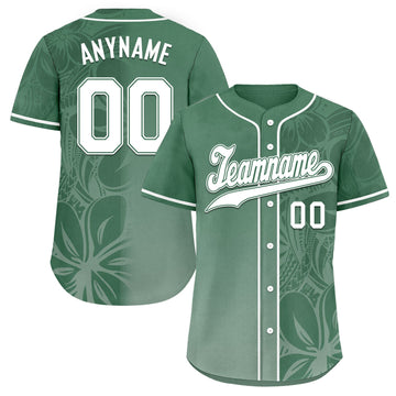 Custom Green Classic Style Personalized Authentic Baseball Jersey BSBJ01-D020160-7