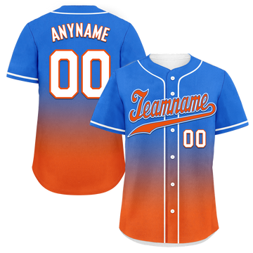 Custom Blue Orange Fade Fashion Personalized Authentic Baseball Jersey BSBJ01-D0a70b7