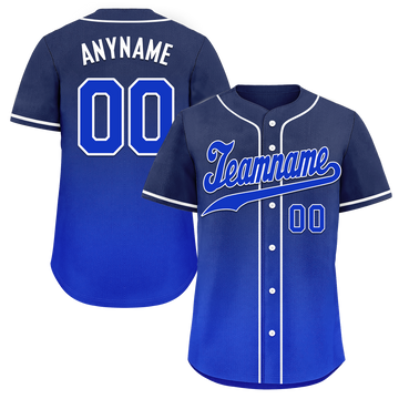 Custom Blue Fade Fashion Personalized Authentic Baseball Jersey BSBJ01-D0a70ed