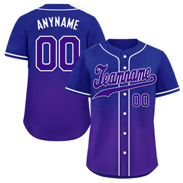 Custom Blue Purple Fade Fashion Personalized Authentic Baseball Jersey BSBJ01-D0a70ea