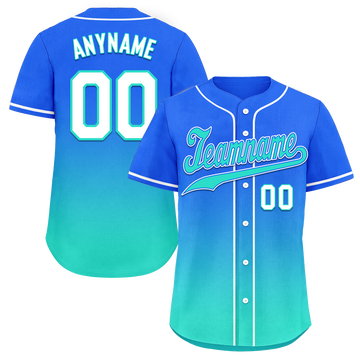 Custom Blue Cyan Fade Fashion Personalized Authentic Baseball Jersey BSBJ01-D0a70d8