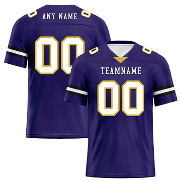 Custom Purple Classic Style Personalized Authentic Football Jersey FBJ02-bd0a70cb