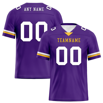 Custom Purple Classic Style Personalized Authentic Football Jersey FBJ02-bd0a7009