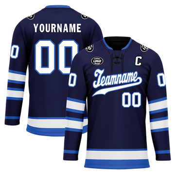 Custom Blue Personalized Hockey Jersey HCKJ01-D0a70d9