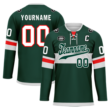 Custom Green Personalized Hockey Jersey HCKJ01-D0a70b9