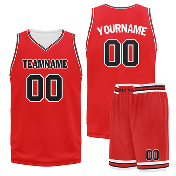 Custom Red Classic Style Sports Uniform Basketball Jersey BBJ01-bd0a700e