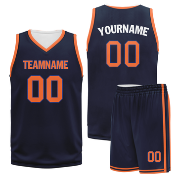 Custom Blue Orange Classic Style Sports Uniform Basketball Jersey BBJ01-bd0a70ae