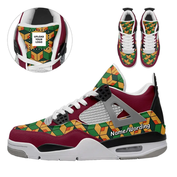 Tailored for the Young Anime Enthusiast, Embrace Personalization with Name and Image Customization Unleash Your Anime Passion with Custom AJ4 Anime Shoes,AJ4-23020174