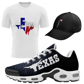 Personalized Texas Bundle Deals, Custom Patriotic Shirt, Hat and Shoes