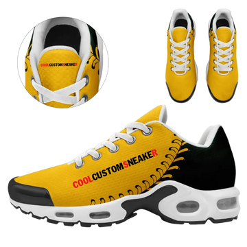 Coolcustomsneaker Personalized Bright colors Sneakers, Custom Pumpkin color Shoes, Unisex Sport Shoes