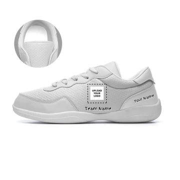 Personalized Cheerleading shoes, Custom Cheer Low cut shoes, Frofessional Comfortable, Put name or Team name on it, SH080-w