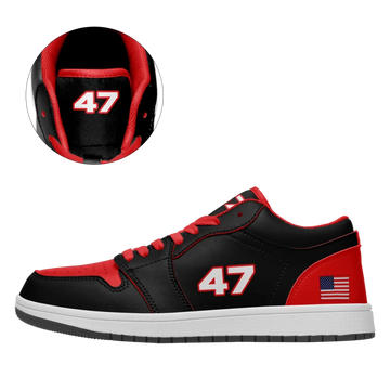 Personalized 47 Trump Sneakers, Custom Colorful Low Top Shoes, Fashion and Comfort Shoes