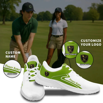 Personalized Golf Club Sneakers, Custom Team Logo Golf Shoes, Lightweight Sports Footwear FN062-25027048-1