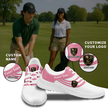 Personalized Golf Club Sneakers, Custom Team Logo Golf Shoes, Lightweight Sports Footwear FN062-25027050-2