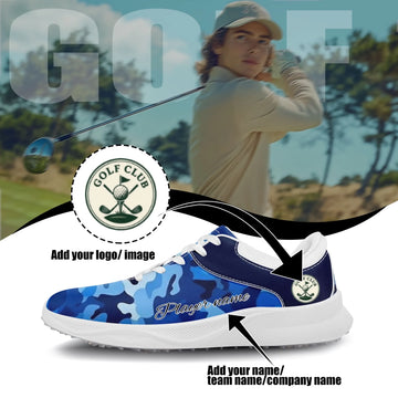 Personalized Graffiti Print Golf Shoes, Custom Breathable and Comfortable Golf Shoes for Individual Golf Enthusiasts