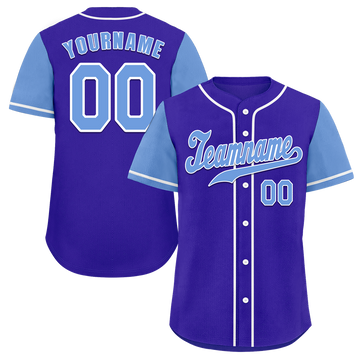 Custom Blue Aqua Raglan Sleeves Aqua Authentic Baseball Jersey