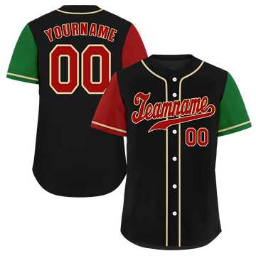 Custom Black Two Tone Brown Authentic Baseball Jersey