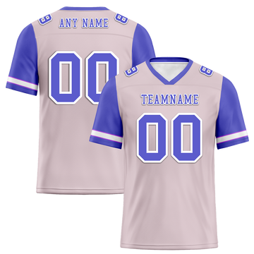 Custom Pink Purple Two Tone Purple Personalized Authentic Football Jersey FBJ02-bc0f09c