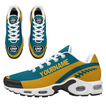 Custom Cyan Yellow TN Shoes Personalized Sneakers TN-D020077-16