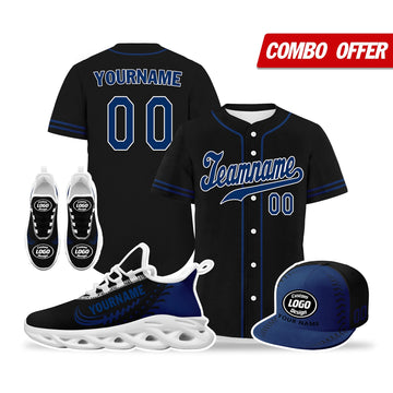 Custom Black Jersey MaxSoul Shoes and Hat Combo Offer Personalized ZH-bd0b00e0-bd