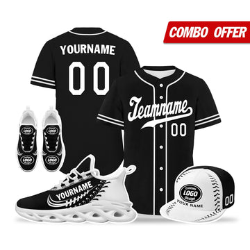 Custom Black Jersey MaxSoul Shoes and Hat Combo Offer Personalized ZH-bd0b00e0-ca