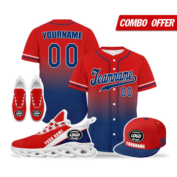 Custom Red Blue Jersey MaxSoul Shoes and Hat Combo Offer Personalized ZH-bd0b007e-e