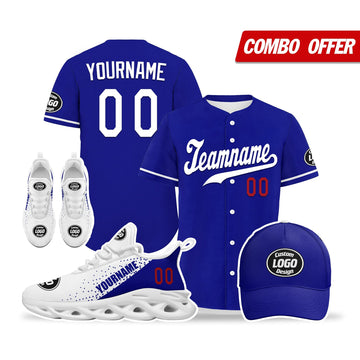 Custom Blue Jersey MaxSoul Shoes and Hat Combo Offer Personalized ZH-D0b008d-a