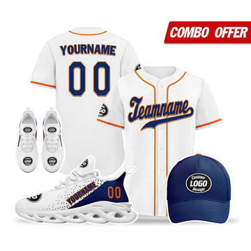 Custom White Blue Jersey MaxSoul Shoes and Hat Combo Offer Personalized ZH-D0b0090-a