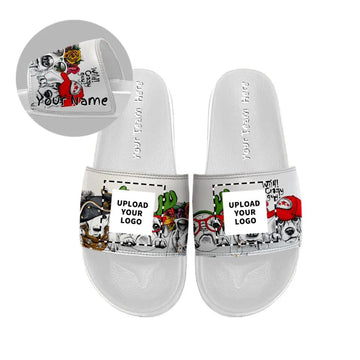 Personalized Slides shoes, Custom Slides shoes, Soft, Put name or Team name on it, TX-C03400