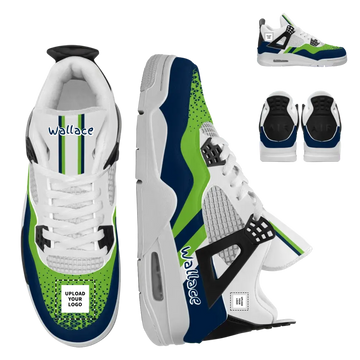Personalized Sneakers, Custom Sneakers, Put name or business name on it, AJ4-C05107