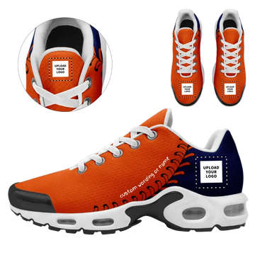Personalized Bright colors Sneakers, Custom Pumpkin color Shoes, Unisex Sport Shoes,TN-23020091